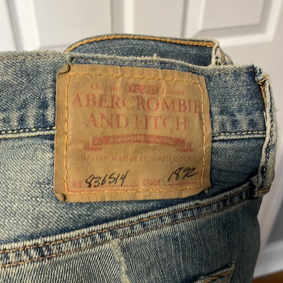 Abercrombie and fitch vintage men’s jeans w32 l30 low rise - Picture 7 of 11